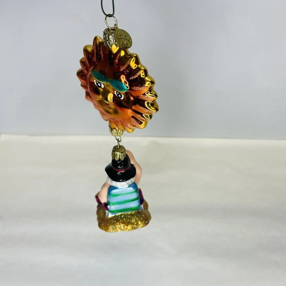 VTG 2000‎ Christopher Radko Santa's Day In The Sun  Large Christmas Ornament